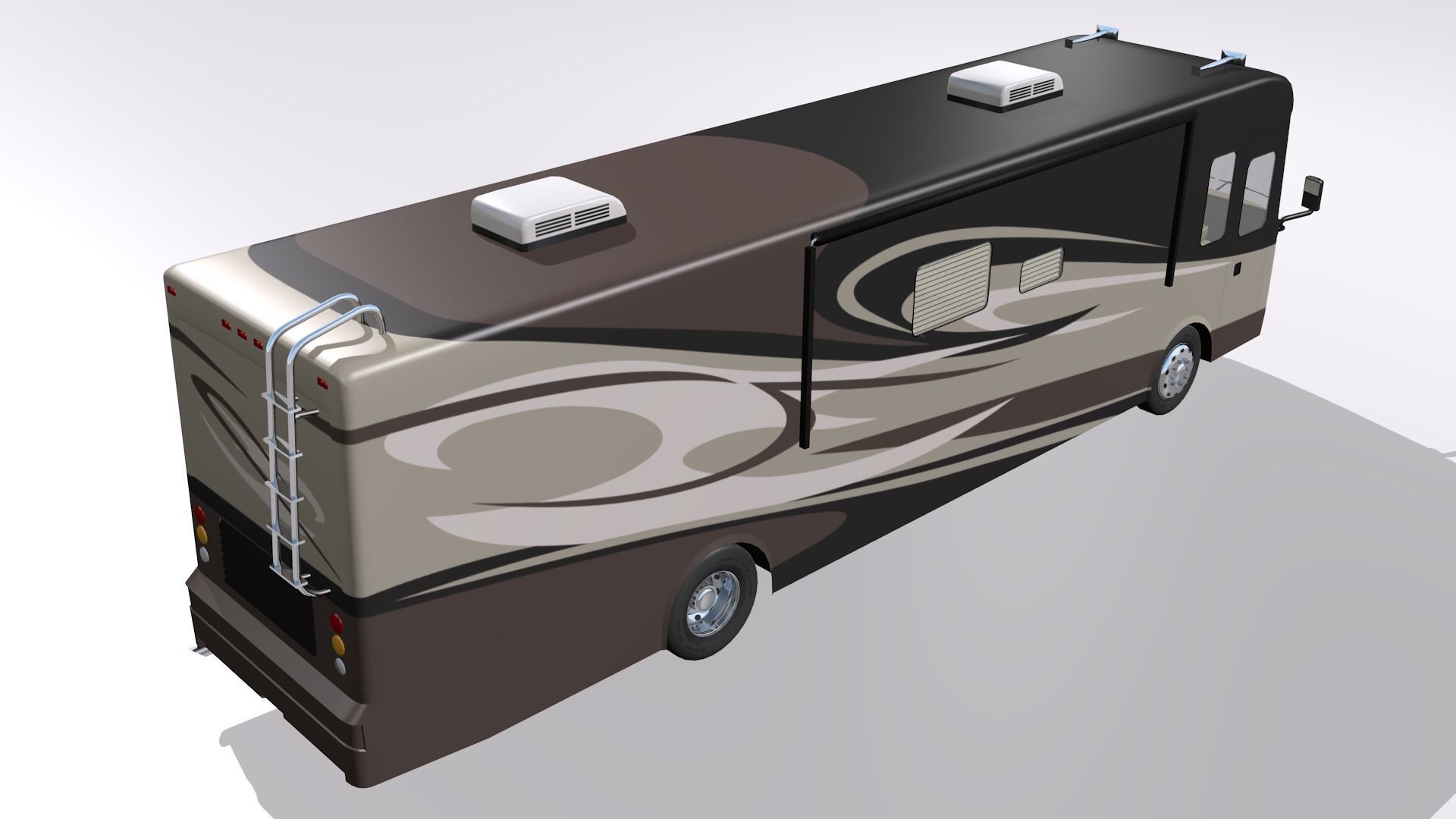 Basic Class A Motorhome 3D model_3