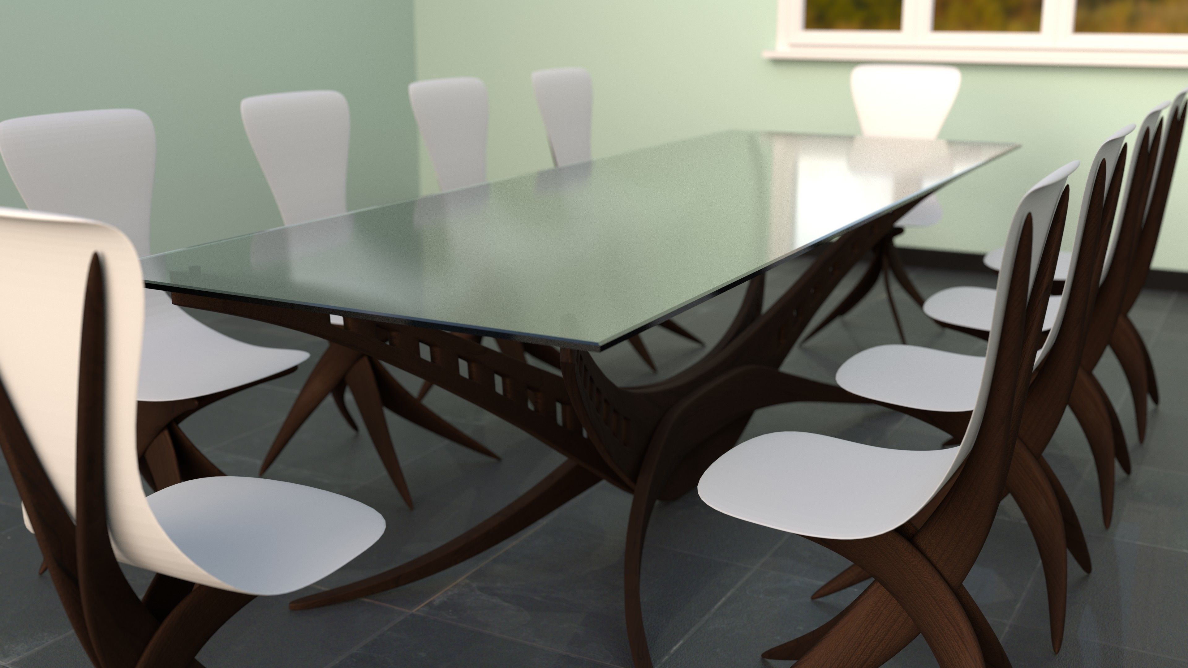 table design  3D model_1