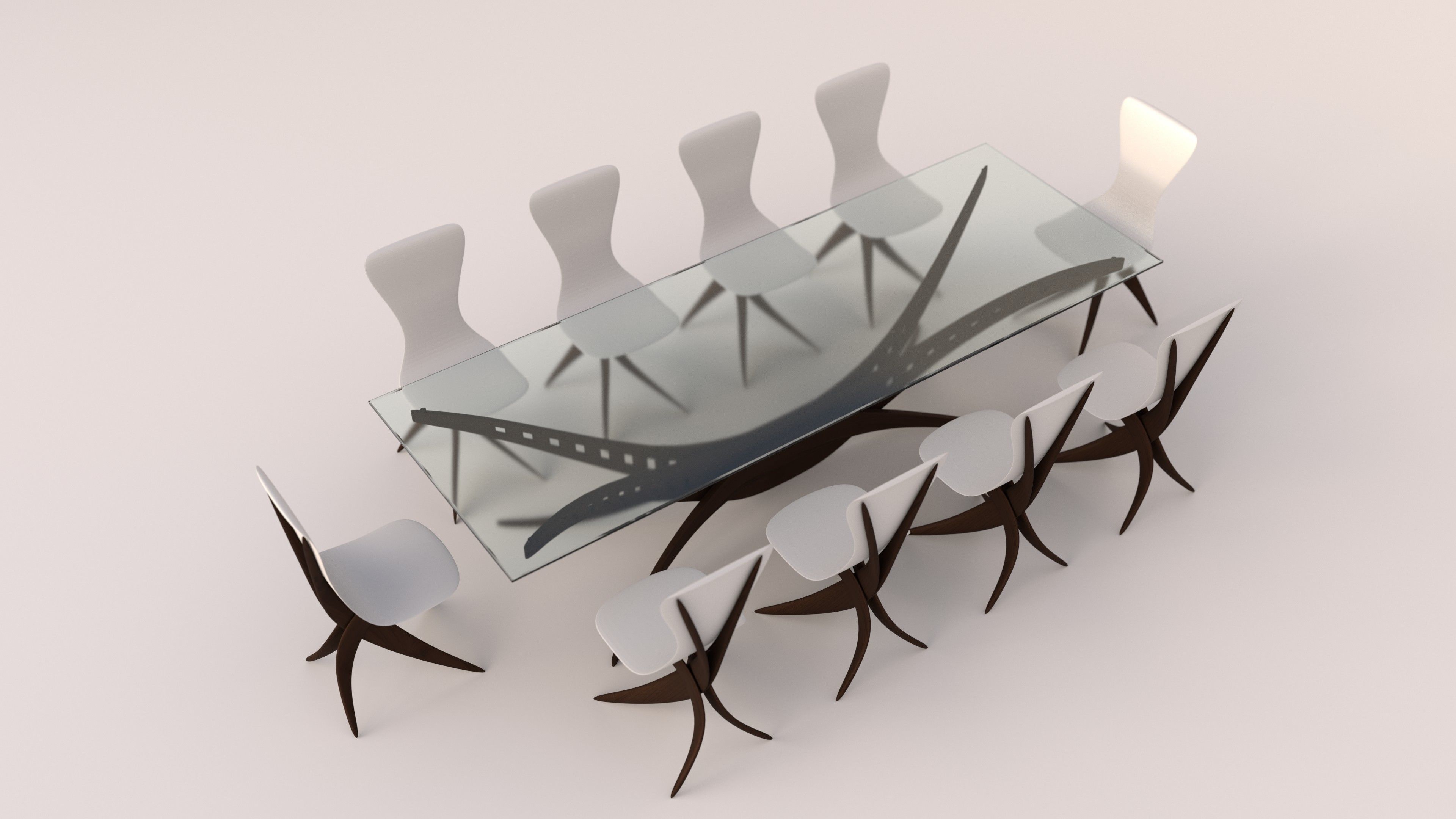 table design  3D model_3