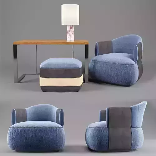 Trussardi Casa Larzia Armchair