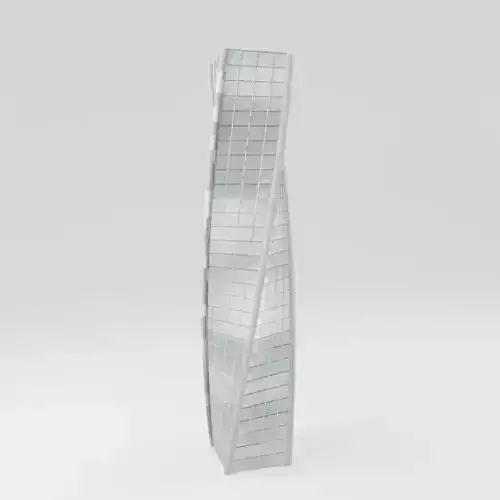 Building futuristic skyscraper