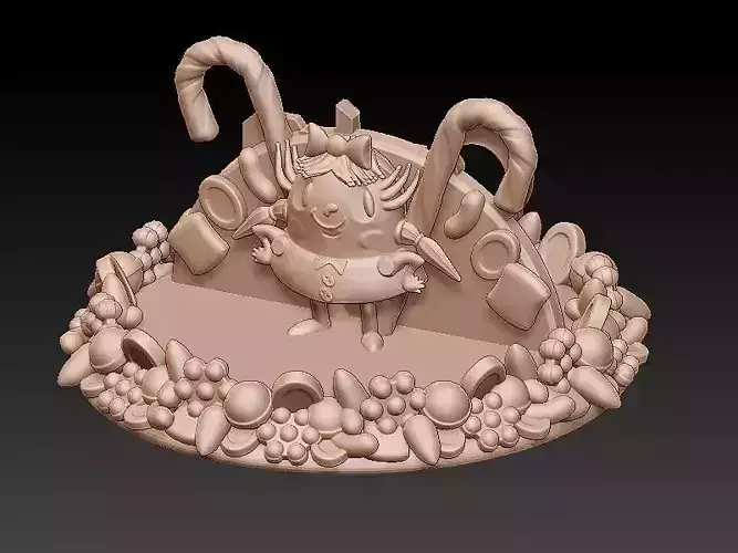 Candy Crush Top 3D print model