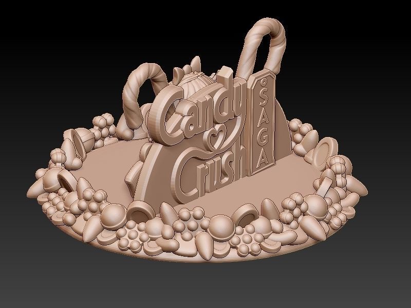Candy Crush Top 3D print model_1