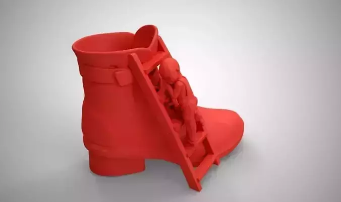 Shoe Pot 3D print model