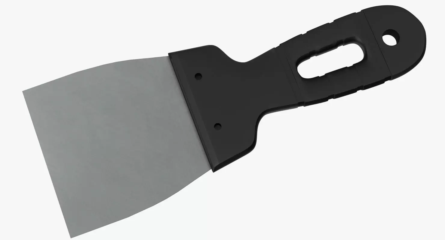 Spatula Putty knife 3D model_0