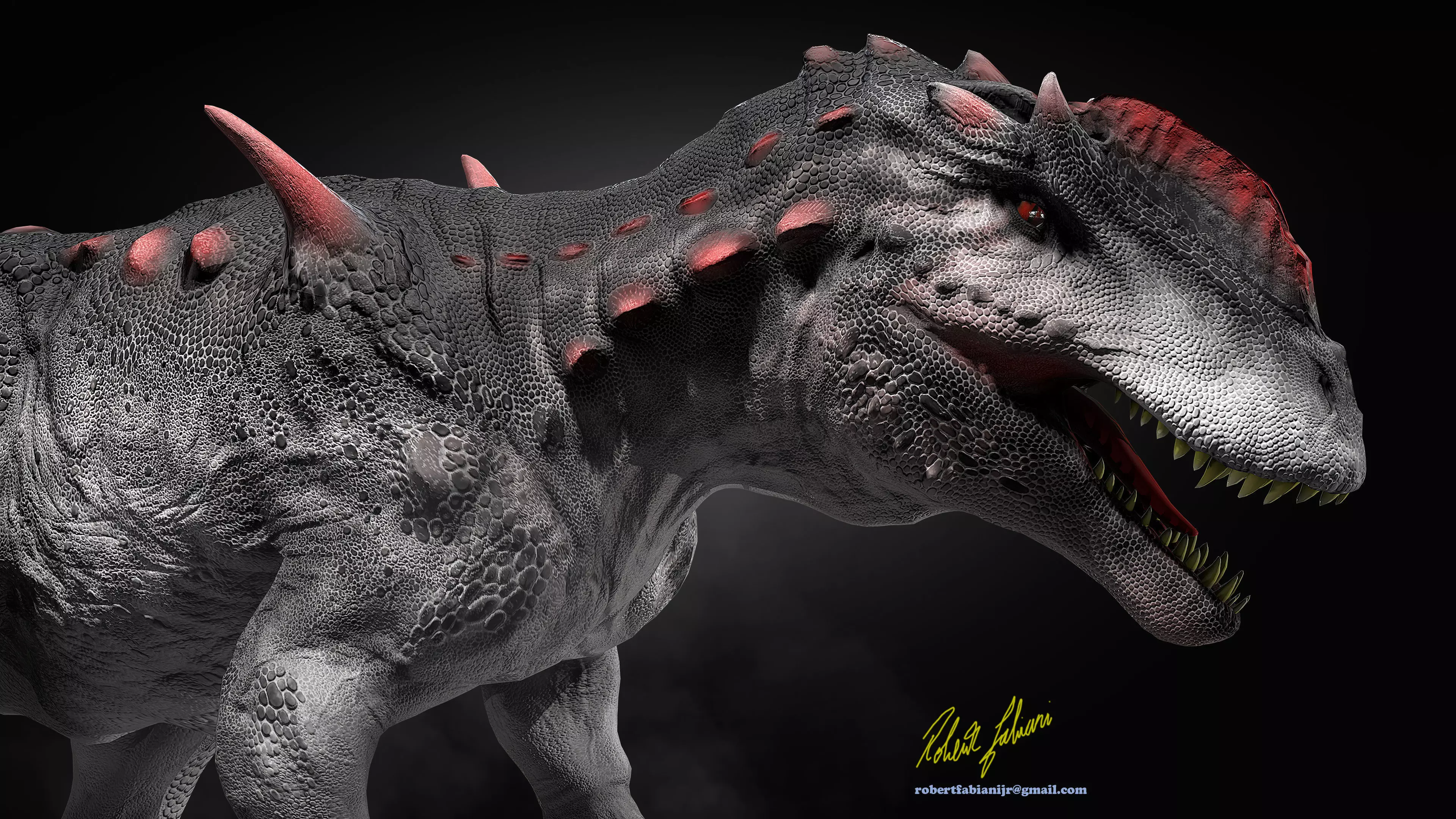  Hybrid Dinosaur Low-poly 3D model_0