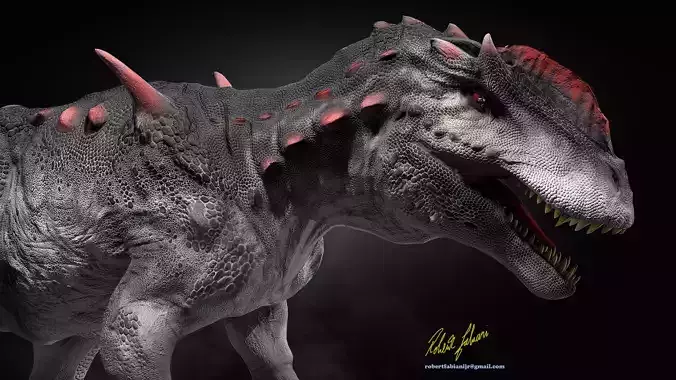  Hybrid Dinosaur Low-poly 3D model