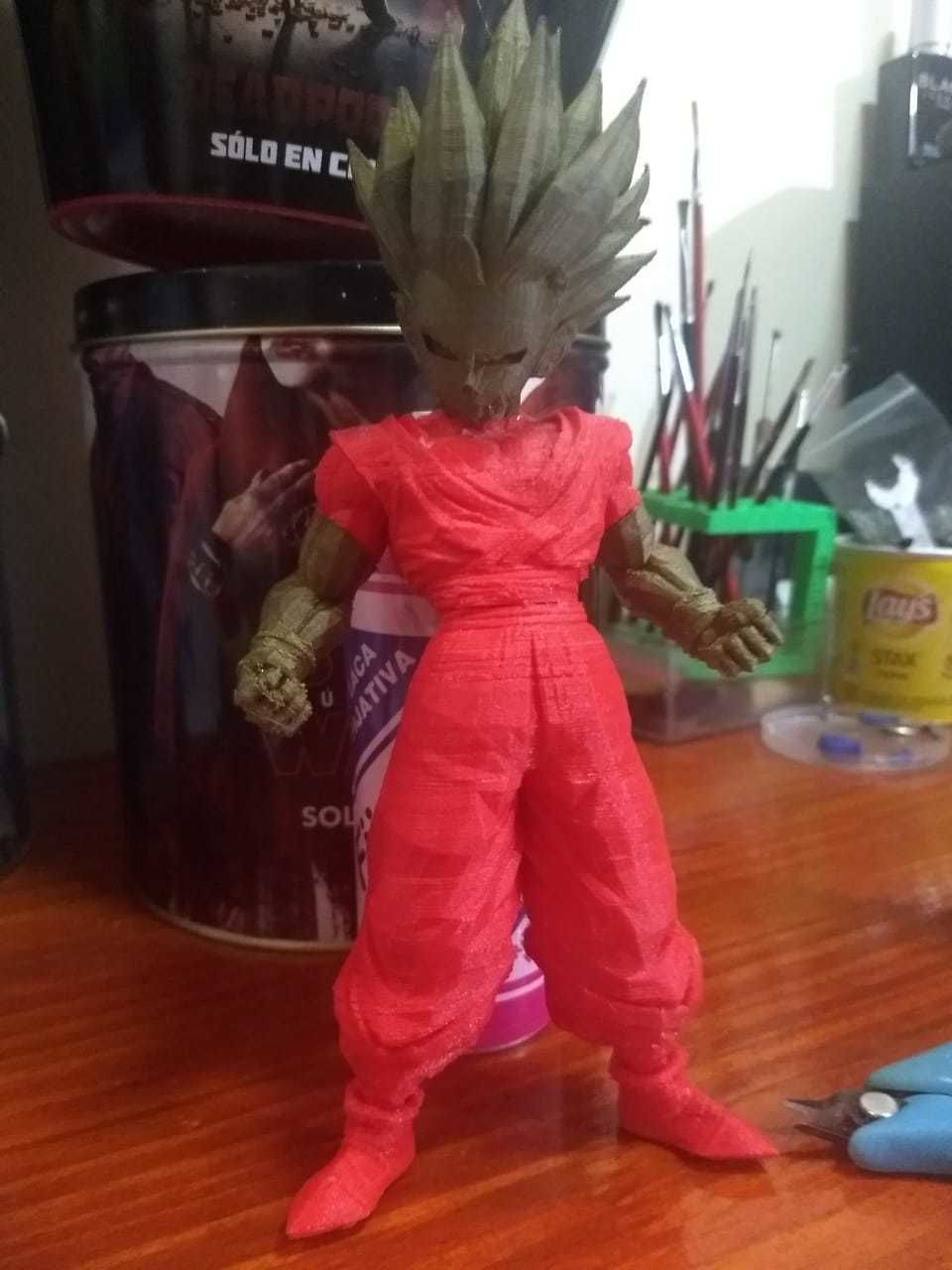 Gohan Teen SSJ2 - Cell Saga 3D print model_4
