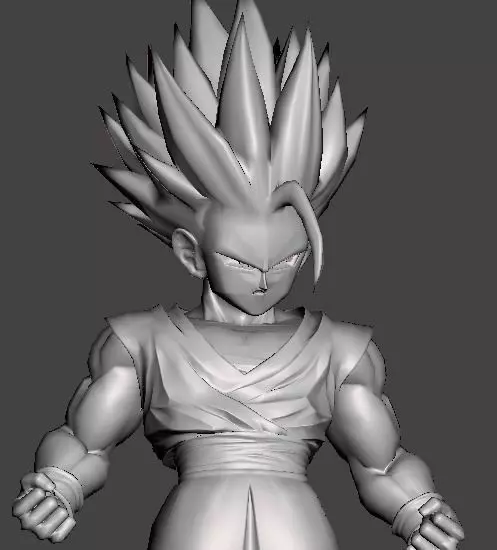 Gohan Teen SSJ2 - Cell Saga 3D print model_0