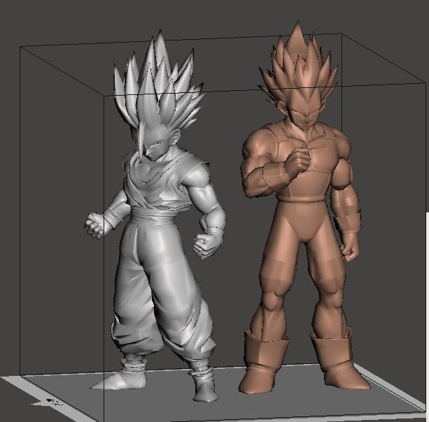 Gohan Teen SSJ2 - Cell Saga 3D print model_3
