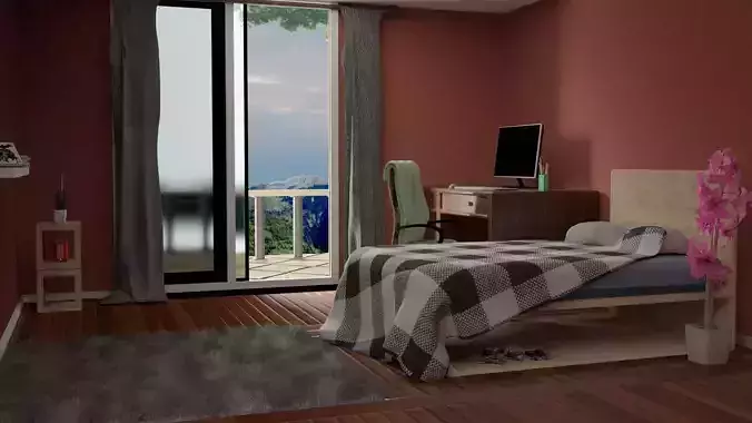  Simple bedroom