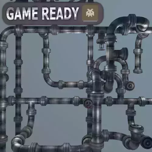 Modular Pipes system -Gameready