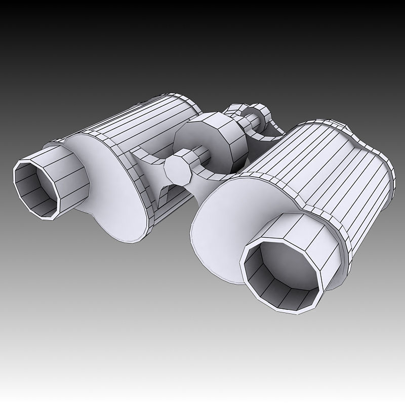 Binoculars 3D model_5