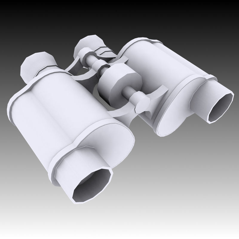 Binoculars 3D model_1