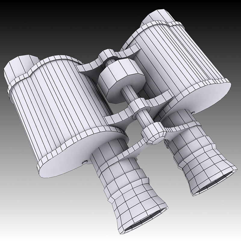 Binoculars 3D model_4
