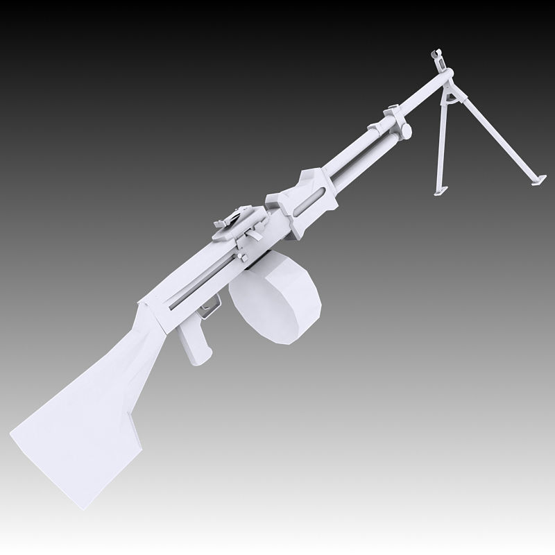 RPD Machine Gun 3D model_3