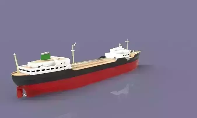 Tanker Ship Free 3D model