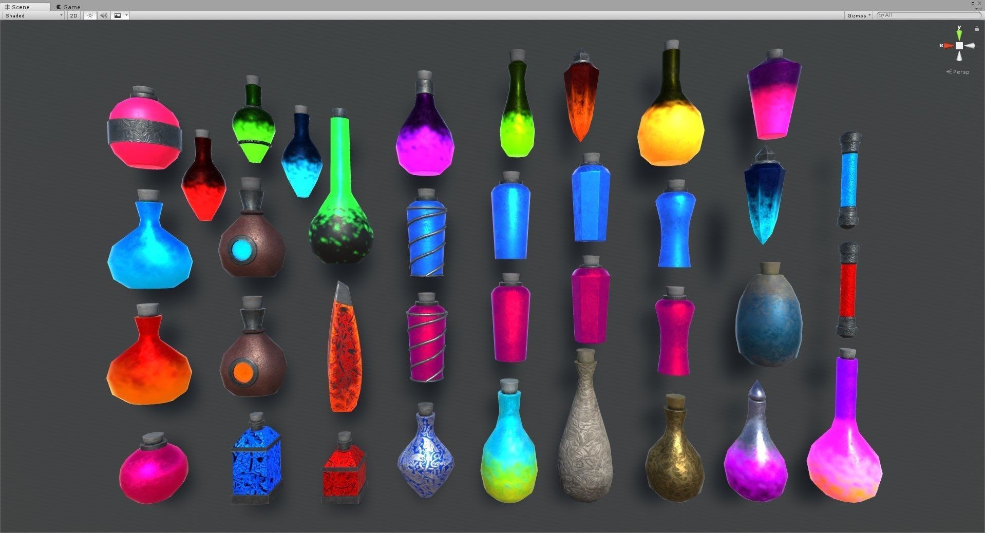 Ultimate Potions Pack Low-poly 3D model_2