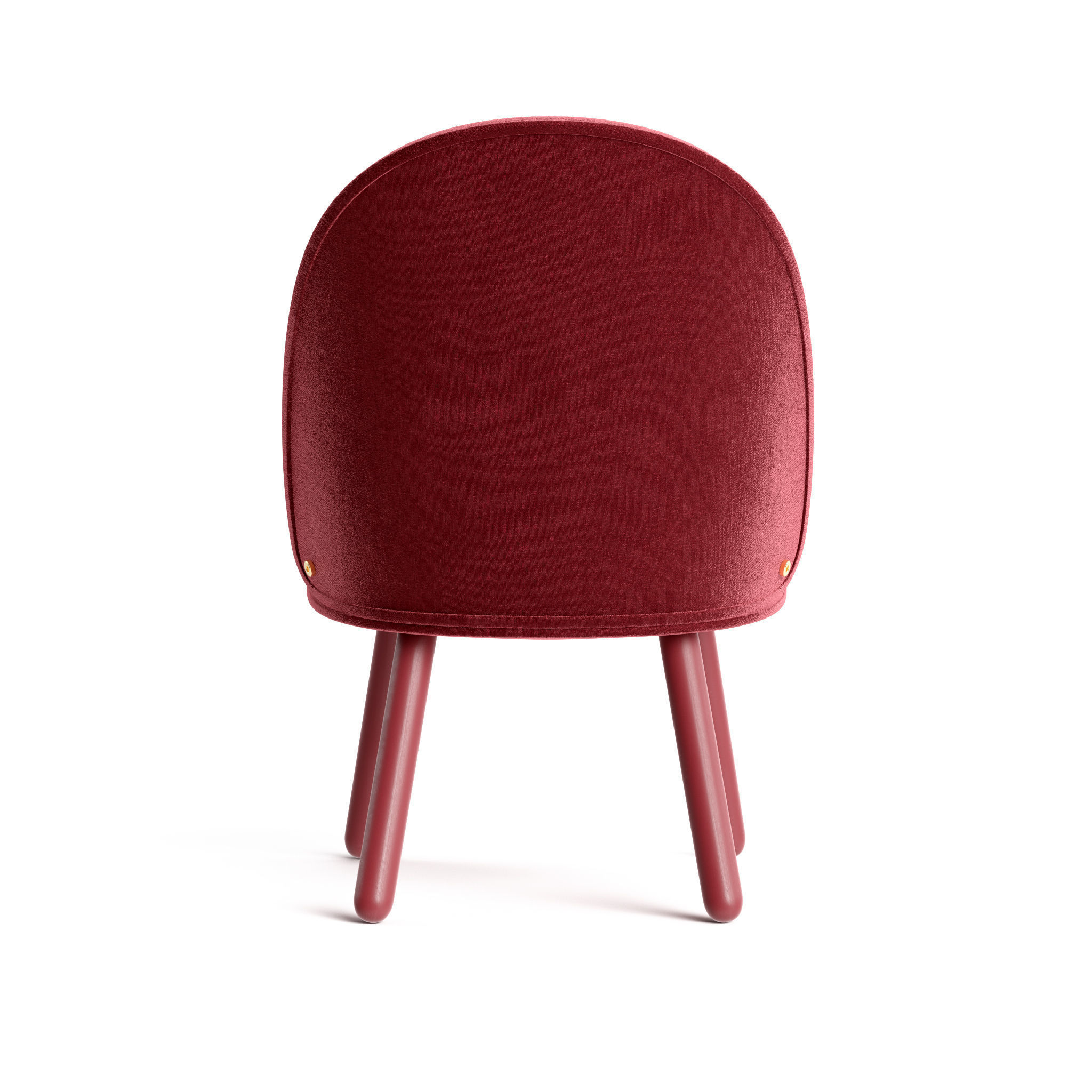 Ace Lounge Chair and Cap Table Lamp Low-poly 3D model_7