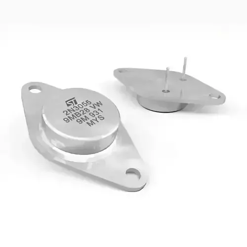 2N3055 transistor Low-poly 3D model