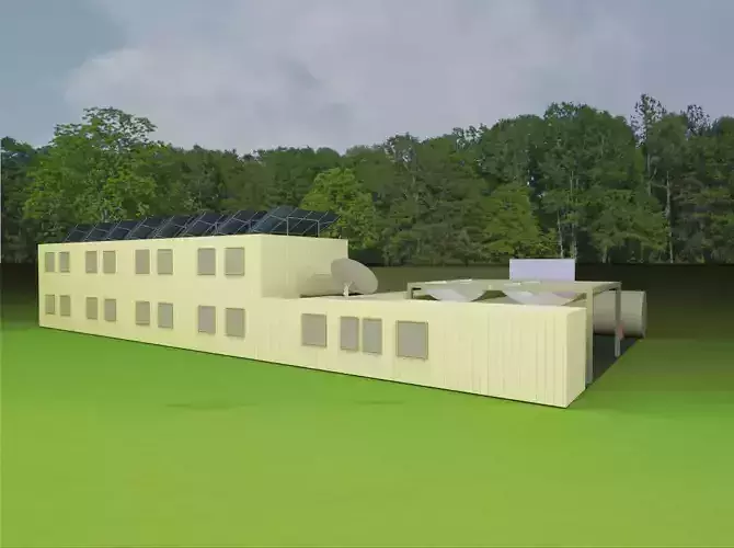 Rural petrol station