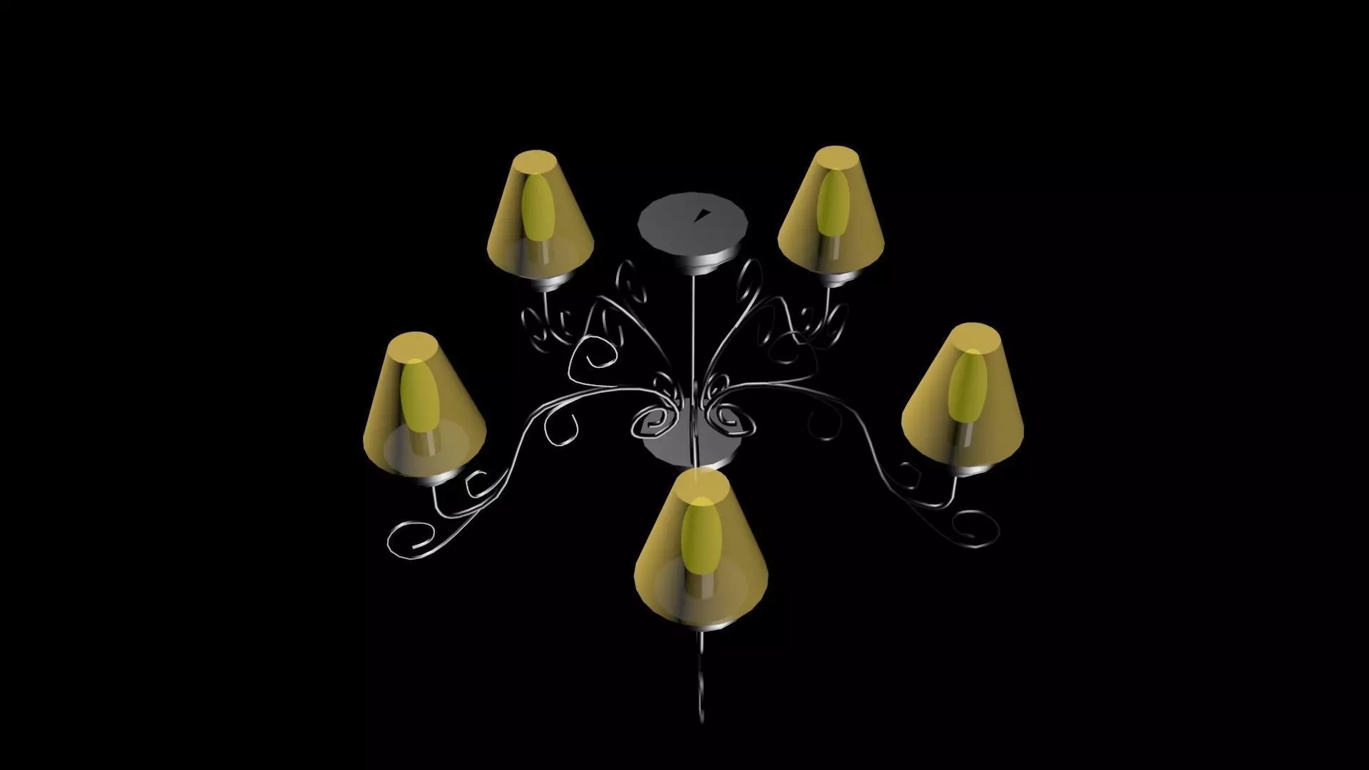 Ceiling Lamp Free low-poly 3D model