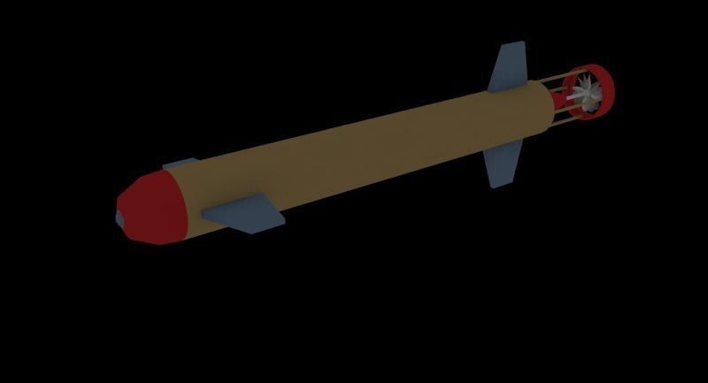 U Boat submarine Free 3D model_5