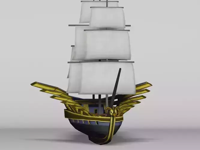 Sailing Ship Avian Head