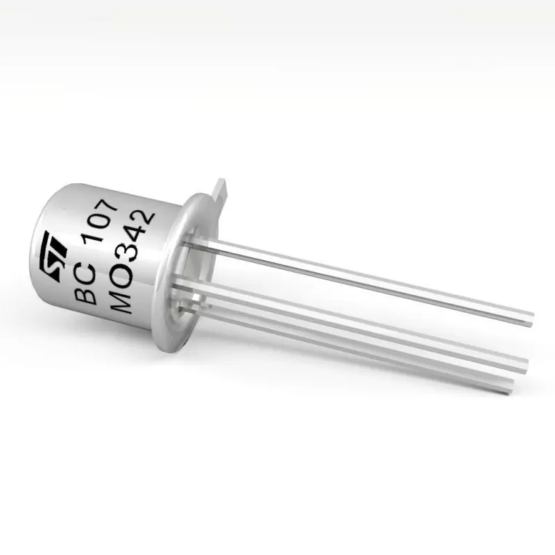 BC107 transistor Low-poly 3D model