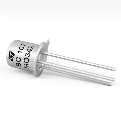 BC107 transistor Low-poly 3D model