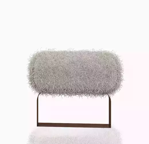 Curly Fur Bench