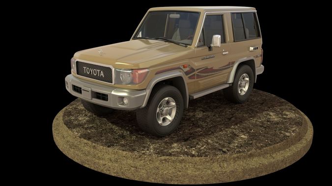 3D Toyota model and textures