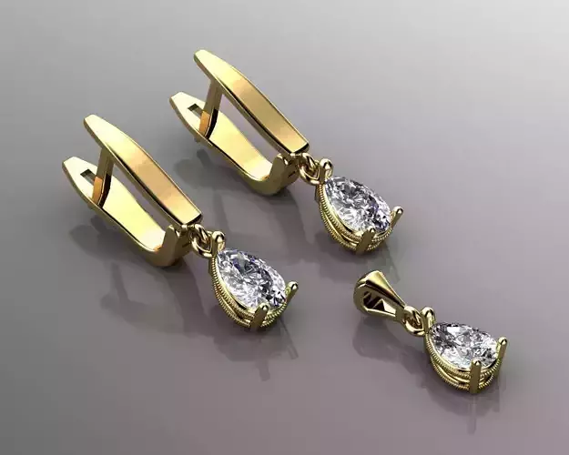 Diamond Gemstone Wedding Sets Jewelry