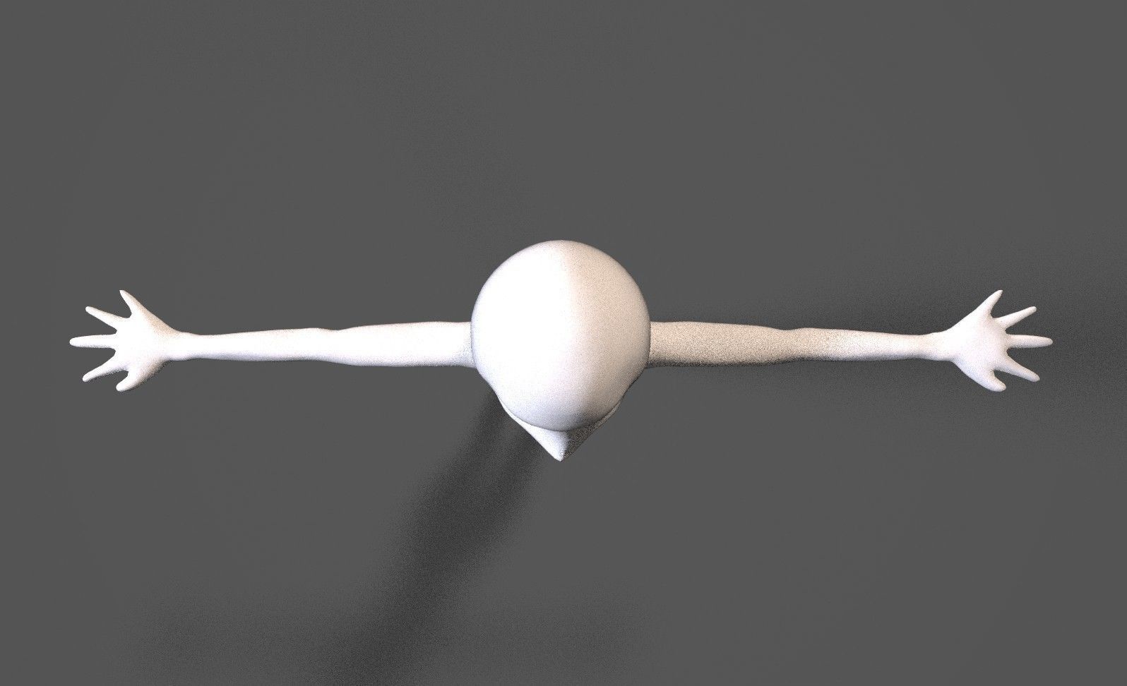 Anime - or - Loli base model Free low-poly 3D model_25