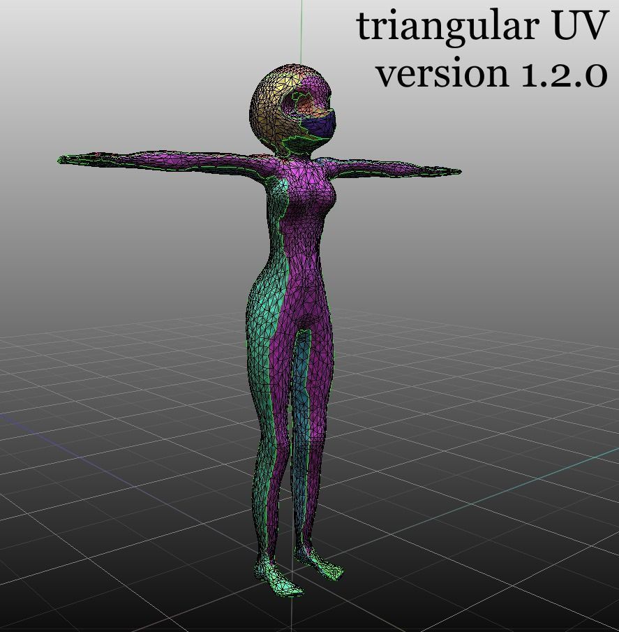 Anime - or - Loli base model Free low-poly 3D model_3