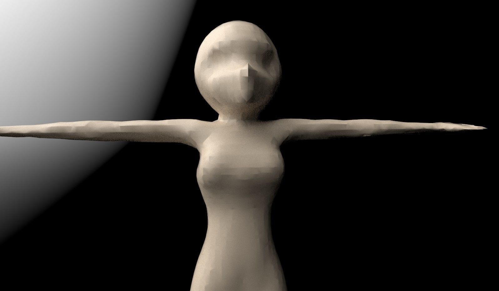 Anime - or - Loli base model Free low-poly 3D model_35