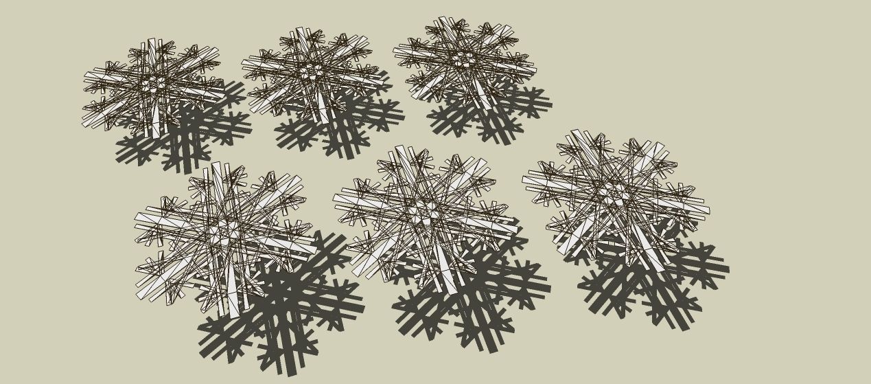 Snowflake-2014 paper snowflakes Free 3D print model_3