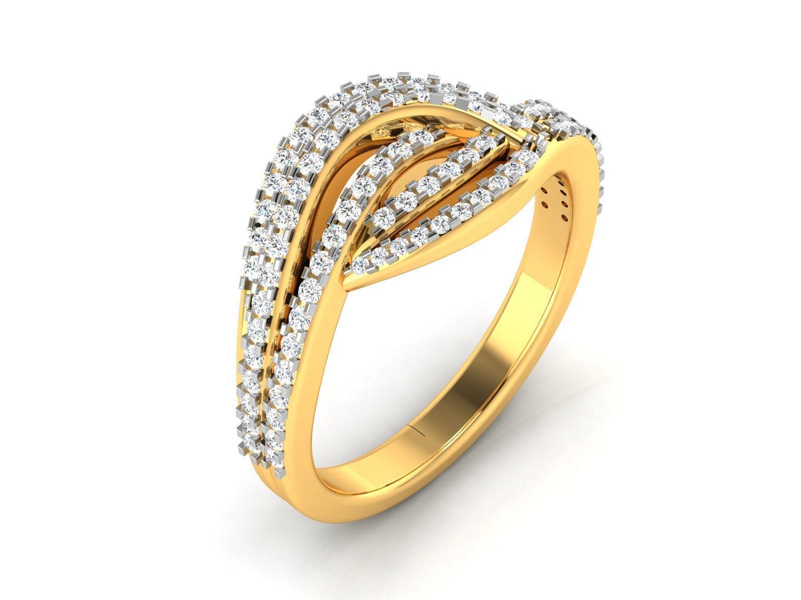 BULK-3DM-With Gems-RING 333 Files 3D print model_243