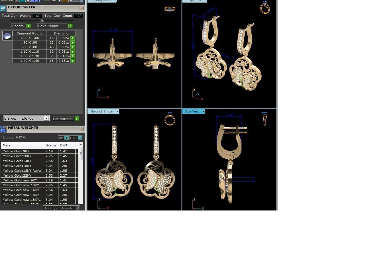 BULK-3DM-With Gems-RING 333 Files 3D print model_32