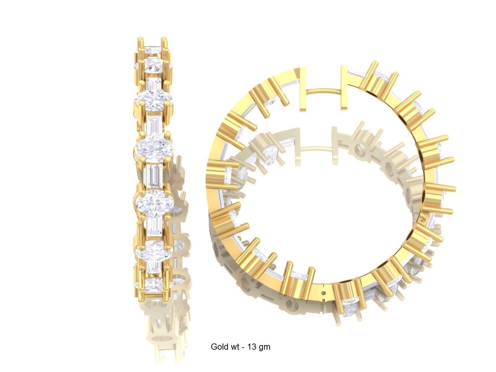 BULK-3DM-With Gems-RING 333 Files 3D print model_370