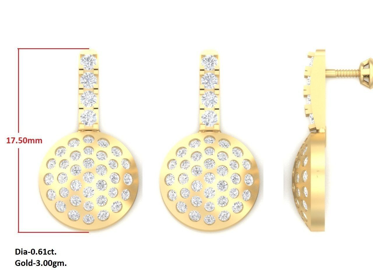 BULK-3DM-With Gems-RING 333 Files 3D print model_389