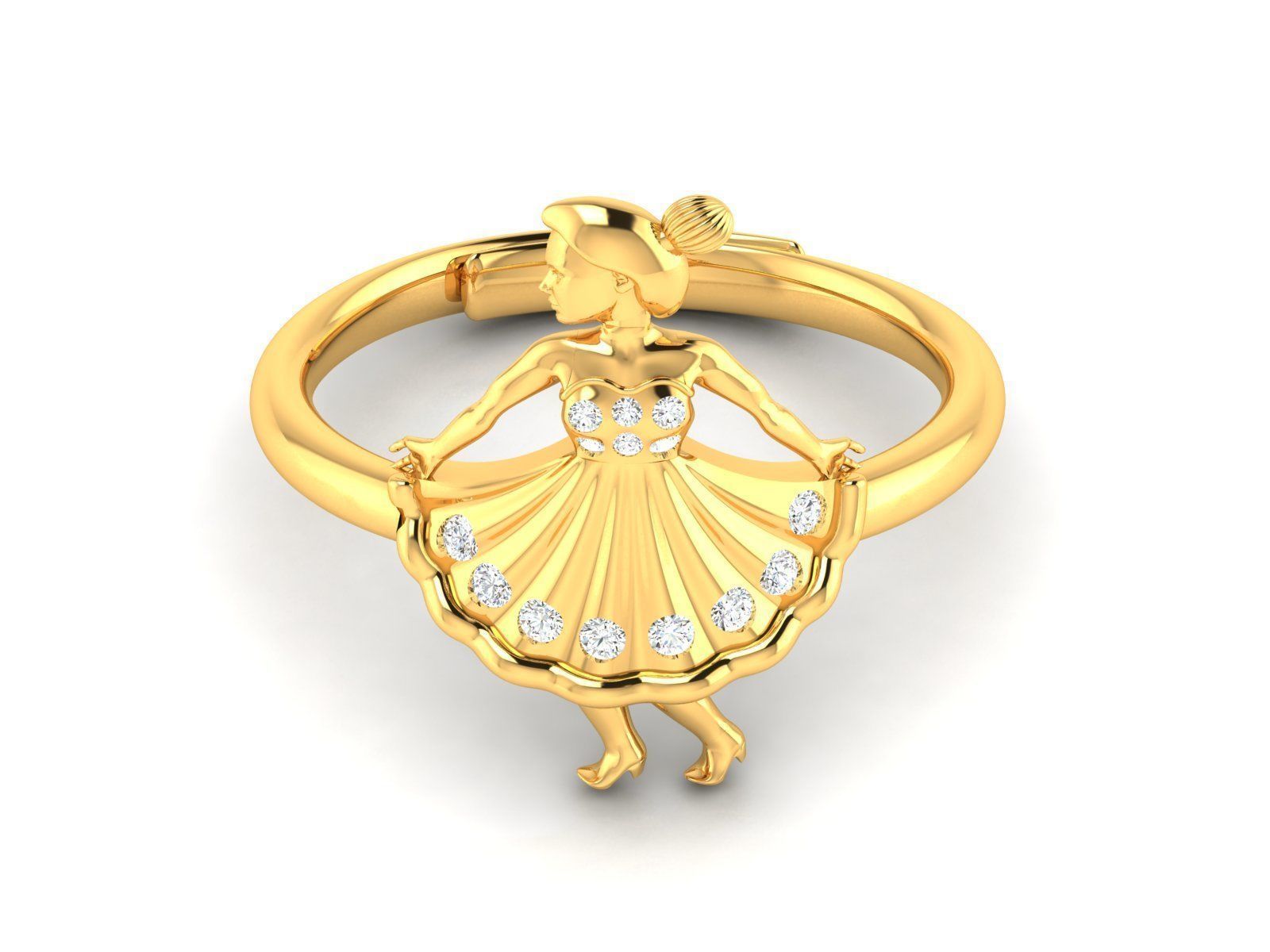 BULK-3DM-With Gems-RING 333 Files 3D print model_267