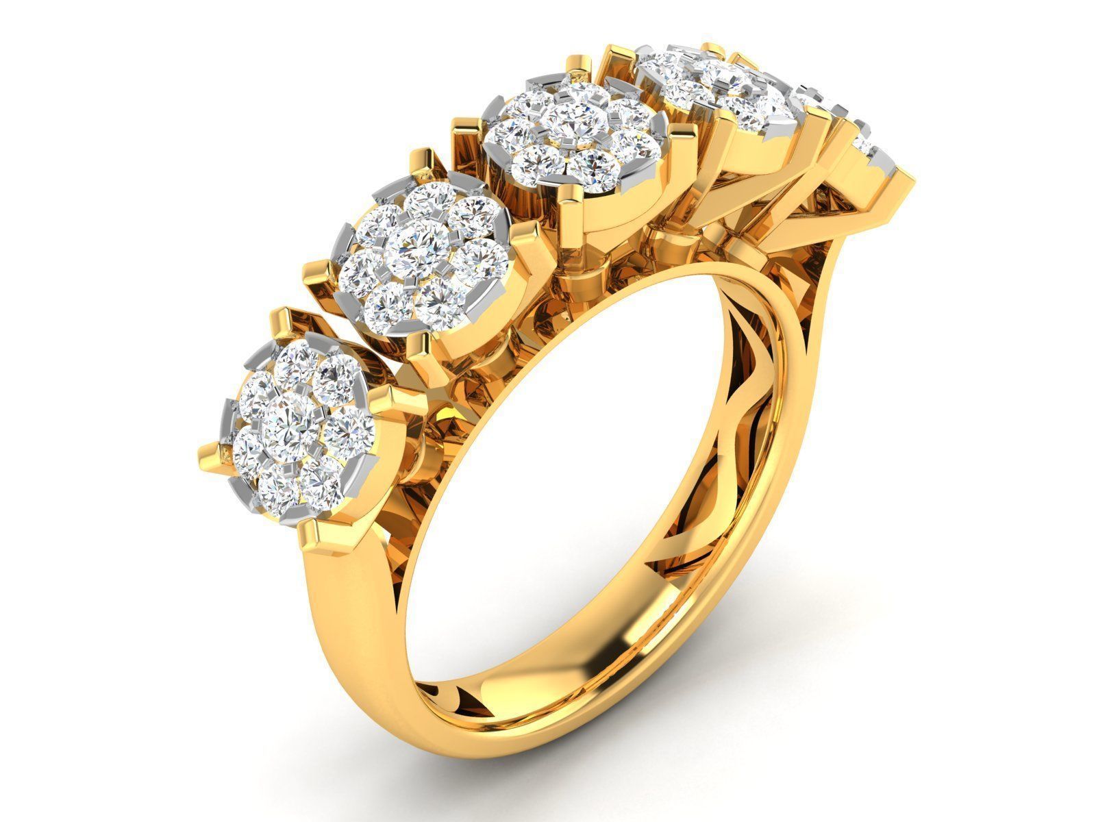 BULK-3DM-With Gems-RING 333 Files 3D print model_257
