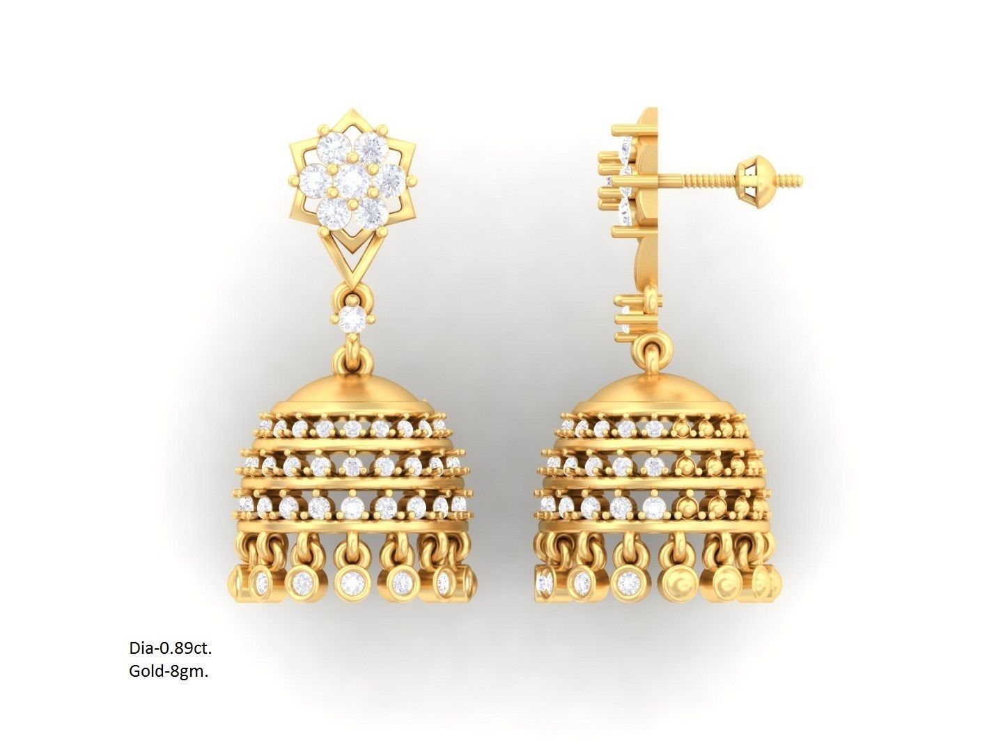 BULK-3DM-With Gems-RING 333 Files 3D print model_377