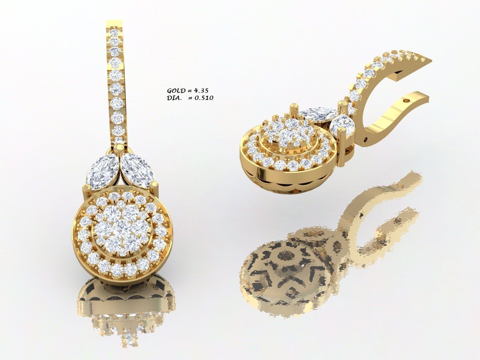 BULK-3DM-With Gems-RING 333 Files 3D print model_448