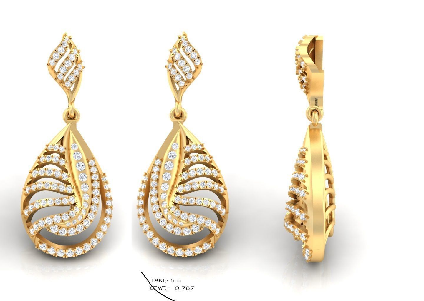 BULK-3DM-With Gems-RING 333 Files 3D print model_3