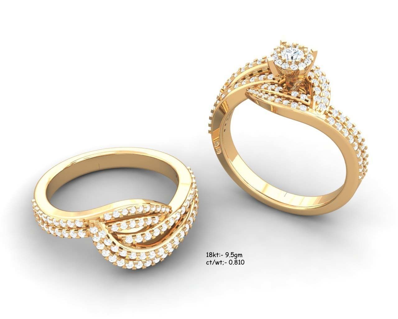 BULK-3DM-With Gems-RING 333 Files 3D print model_247