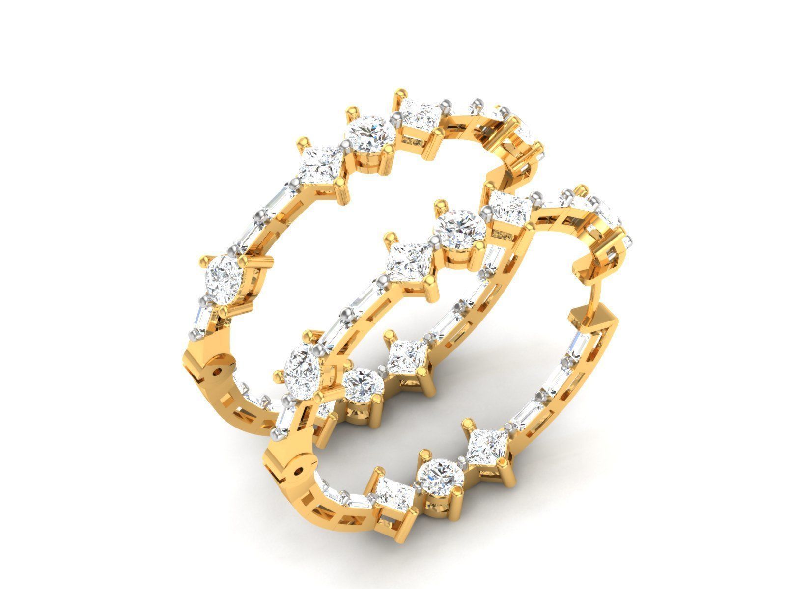 BULK-3DM-With Gems-RING 333 Files 3D print model_369