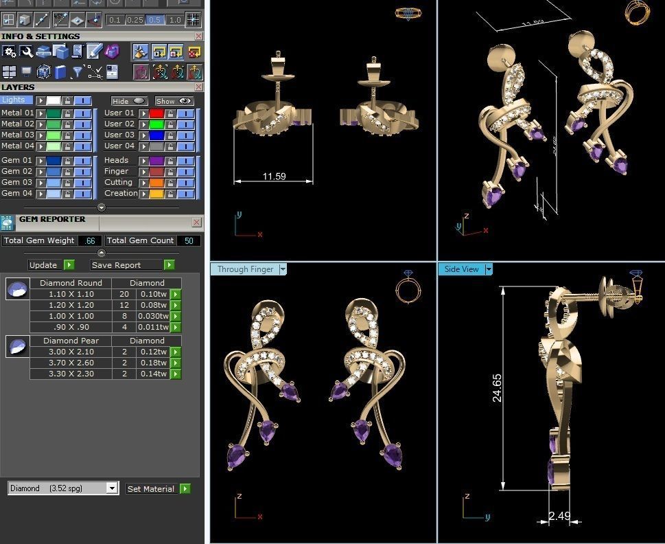 BULK-3DM-With Gems-RING 333 Files 3D print model_17