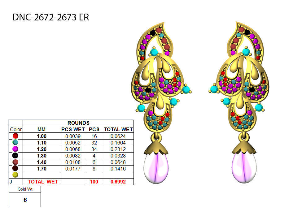 BULK-3DM-With Gems-RING 333 Files 3D print model_92